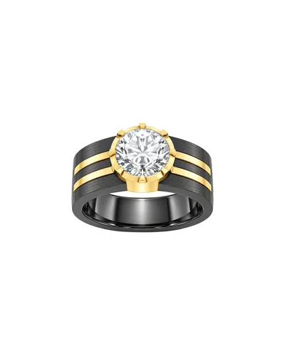 Lab Grown Diamonds 14k 2.00 Ct. Tw. Lab-grown Diamond Solitaire Ring In Black