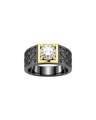 Lab Grown Diamonds 14k 2.00 Ct. Tw. Lab-grown Diamond Solitaire Ring In Black