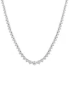 Lab Grown Diamonds 14k 20.00 Ct. Tw. Lab-grown Diamond Riviera Necklace