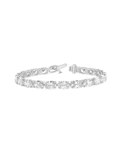 Lab Grown Diamonds 14k 20.00 Ct. Tw. Lab-grown Diamond Fashion Bracelet In Metallic
