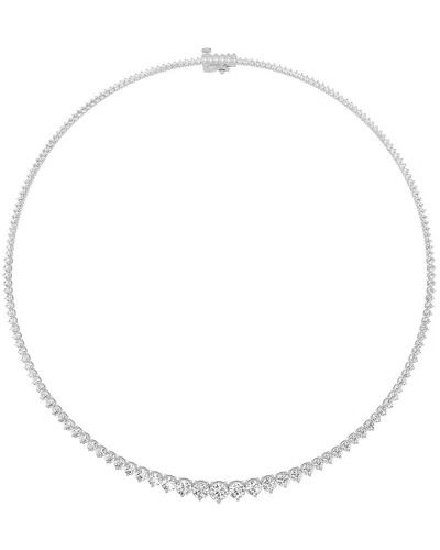 Lab Grown Diamonds 14k 20.02 Ct. Tw. Lab-grown Diamond Necklace In White