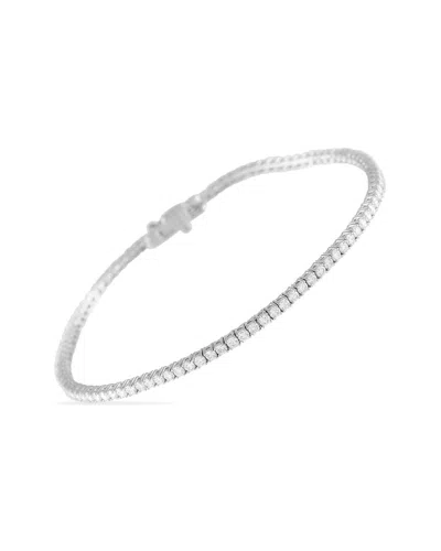 Lab Grown Diamonds 14k 2.05 Ct. Tw. Diamond Bracelet In Silver