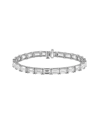 Lab Grown Diamonds 14k 20.50 Ct. Tw. Lab-grown Diamond Fashion Bracelet In White