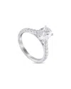 Lab Grown Diamonds 14k 2.17 Ct. Tw. Diamond Ring In Metallic