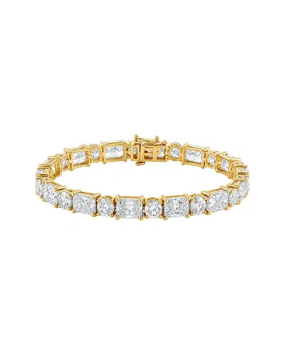 Lab Grown Diamonds 14k 21.50 Ct. Tw. Lab-grown Diamond Fashion Bracelet In Multi
