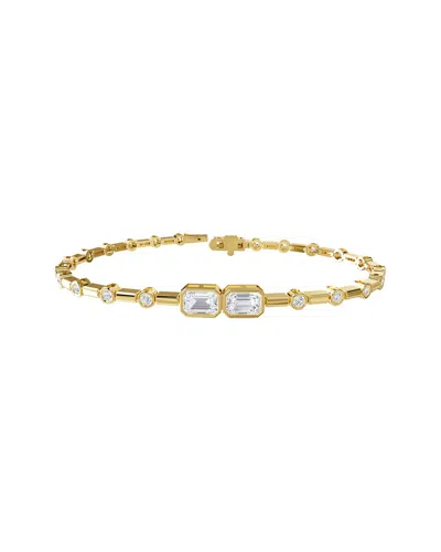 Lab Grown Diamonds 14k 2.16 Ct. Tw. Lab-grown Diamond Fancy Bracelet