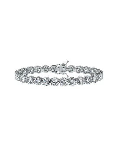 Lab Grown Diamonds 14k 22.00 Ct. Tw. Lab-grown Diamond Bracelet In Metallic