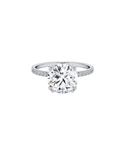 Lab Grown Diamonds 14k 2.35 Ct. Tw. Lab-grown Diamond Ring In Silver