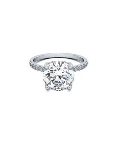 Lab Grown Diamonds 14k 2.35 Ct. Tw. Lab-grown Diamond Ring In Silver