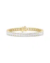 Lab Grown Diamonds 14k 10.00 Ct. Tw. Lab-grown Diamond Bracelet In Gold