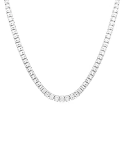 Lab Grown Diamonds 14k 24.00 Ct. Tw. Lab-grown Diamond Fashion Necklace In Metallic
