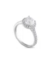 Lab Grown Diamonds 14k 2.48 Ct. Tw. Diamond Ring In Metallic