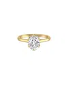 Lab Grown Diamonds 14k 2.00 Ct. Tw. Lab-grown Diamond Classic Lotus Ring