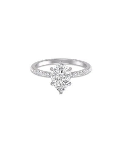 Lab Grown Diamonds 14k 2.50 Ct. Tw. Lab-grown Diamond Cleo Ring In Metallic
