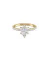 Lab Grown Diamonds 14k 2.50 Ct. Tw. Lab-grown Diamond Cleo Ring