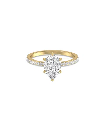 Lab Grown Diamonds 14k 2.50 Ct. Tw. Lab-grown Diamond Cleo Ring In Gold
