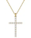 Lab Grown Diamonds 14k 2.50 Ct. Tw. Lab-grown Diamond Necklace In Gold