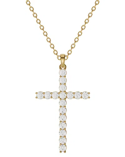 Lab Grown Diamonds 14k 2.50 Ct. Tw. Lab-grown Diamond Necklace In Gold