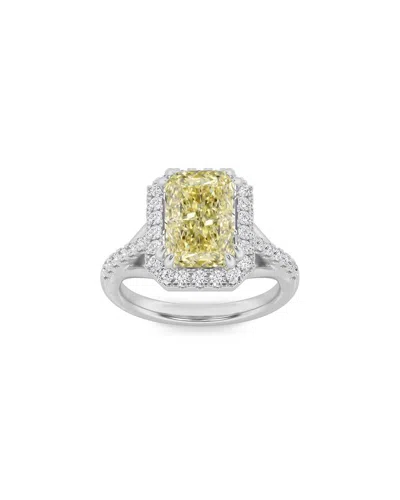 Lab Grown Diamonds 14k 2.50 Ct. Tw. Lab-grown Diamond Ring In Silver