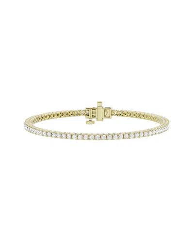 Lab Grown Diamonds 14k 2.50 Ct. Tw. Lab-grown Diamond Tennis Bracelet In Gold