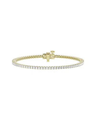 Lab Grown Diamonds 14k 2.50 Ct. Tw. Lab-grown Diamond Tennis Bracelet In Gold