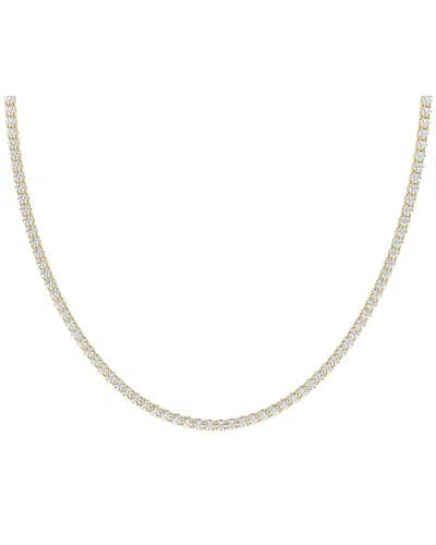 Lab Grown Diamonds 14k 25.00 Ct. Tw. Lab-grown Diamond Necklace In Gold