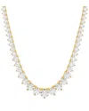 Lab Grown Diamonds 14k 25.00 Ct. Tw. Lab-grown Diamond Necklace In Gold