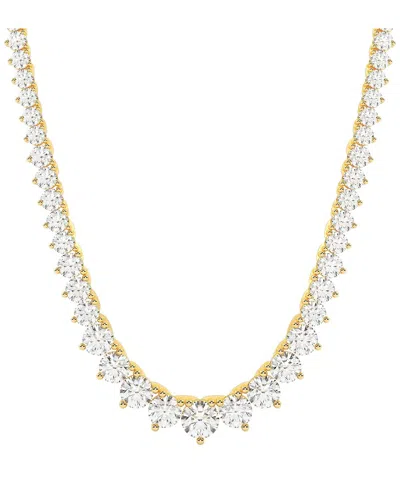 Lab Grown Diamonds 14k 25.00 Ct. Tw. Lab-grown Diamond Necklace In Gold