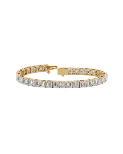 Lab Grown Diamonds 14k 25.50 Ct. Tw. Lab-grown Diamond Tennis Bracelet In Multi