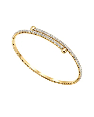 Lab Grown Diamonds 14k 2.67 Ct. Tw. Lab-grown Diamond Bangle Bracelet In Red