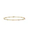 Lab Grown Diamonds 14k 0.54 Ct. Tw. Lab-grown Diamond Station Bracelet In Gold