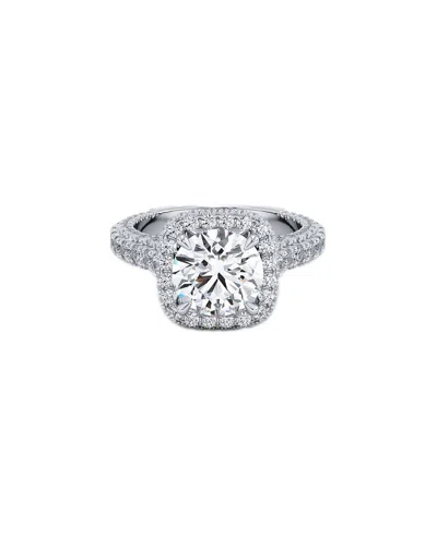 Lab Grown Diamonds 14k 2.80 Ct. Tw. Lab-grown Diamond Ring In Silver
