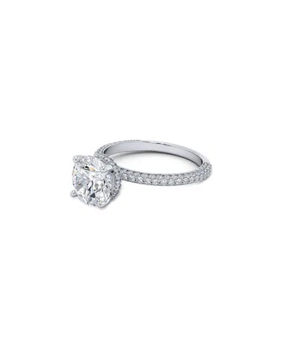 Lab Grown Diamonds 14k 2.80 Ct. Tw. Lab-grown Diamond Ring In Metallic