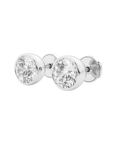 Lab Grown Diamonds 14k 3.00 Ct. Tw. Lab Grown Diamond Earrings In White