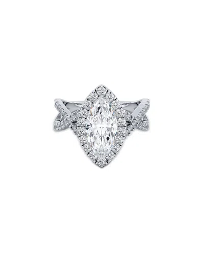 Lab Grown Diamonds 14k 4.00 Ct. Tw. Lab-grown Diamond Ring In Metallic