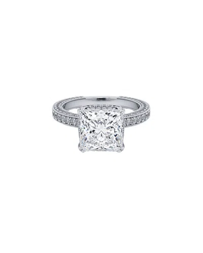 Lab Grown Diamonds 14k 3.00 Ct. Tw. Lab-grown Diamond Ring In Metallic