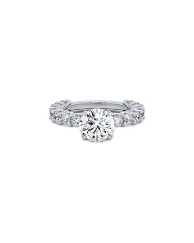 Lab Grown Diamonds 14k 3.00 Ct. Tw. Lab-grown Diamond Ring In Metallic