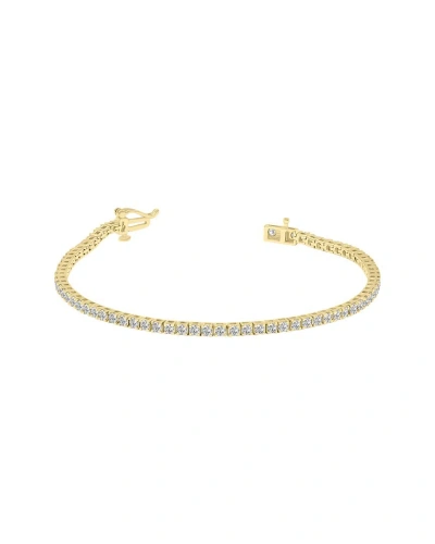 Lab Grown Diamonds 14k 3.00 Ct. Tw. Lab Grown Diamond Tennis Bracelet In Gold