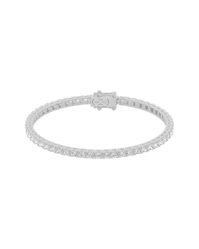 Lab Grown Diamonds 14k 2.00 Ct. Tw. Lab Grown Diamond Tennis Bracelet In Metallic