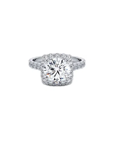 Lab Grown Diamonds 14k 3.10 Ct. Tw. Lab-grown Diamond Ring In Metallic