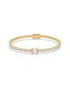 Lab Grown Diamonds 14k 3.00 Ct. Tw. Lab-grown Diamond Bracelet In Gold