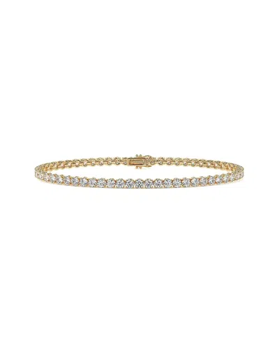 Lab Grown Diamonds Tf Dnu  14k 3.00 Ct. Tw. Diamond Tennis Bracelet In Gold