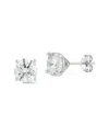 Lab Grown Diamonds 14k 3.00 Ct. Tw. Lab-grown Diamond Earrings In Metallic