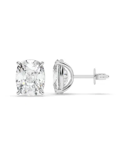 Lab Grown Diamonds 14k 3.00 Ct. Tw. Lab-grown Diamond Earrings In Metallic