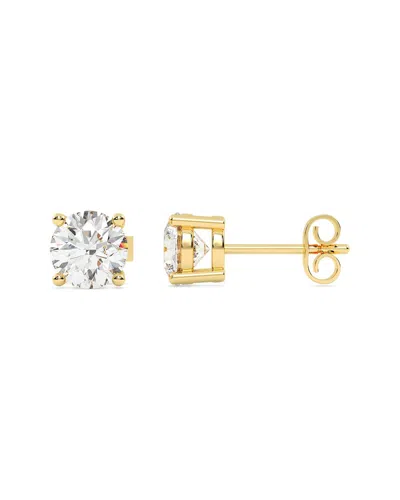 Lab Grown Diamonds 14k 3.00 Ct. Tw. Lab-grown Diamond Earrings In Gray