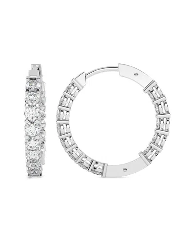 Lab Grown Diamonds 14k 3.00 Ct. Tw. Lab-grown Diamond Earrings In Metallic