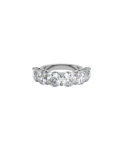 Lab Grown Diamonds 14k 3.00 Ct. Tw. Lab-grown Diamond Half-eternity Ring In Metallic