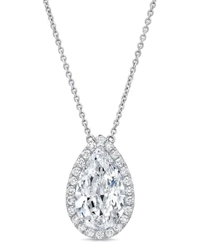 Lab Grown Diamonds 14k 3.00 Ct. Tw. Lab-grown Diamond Heart Pendant In White