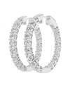 Lab Grown Diamonds 14k 3.00 Ct. Tw. Lab-grown Diamond Hoops