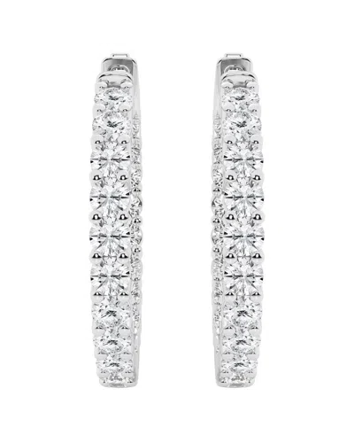 Lab Grown Diamonds 14k 3.00 Ct. Tw. Lab Grown Diamond Inside Out Hoops